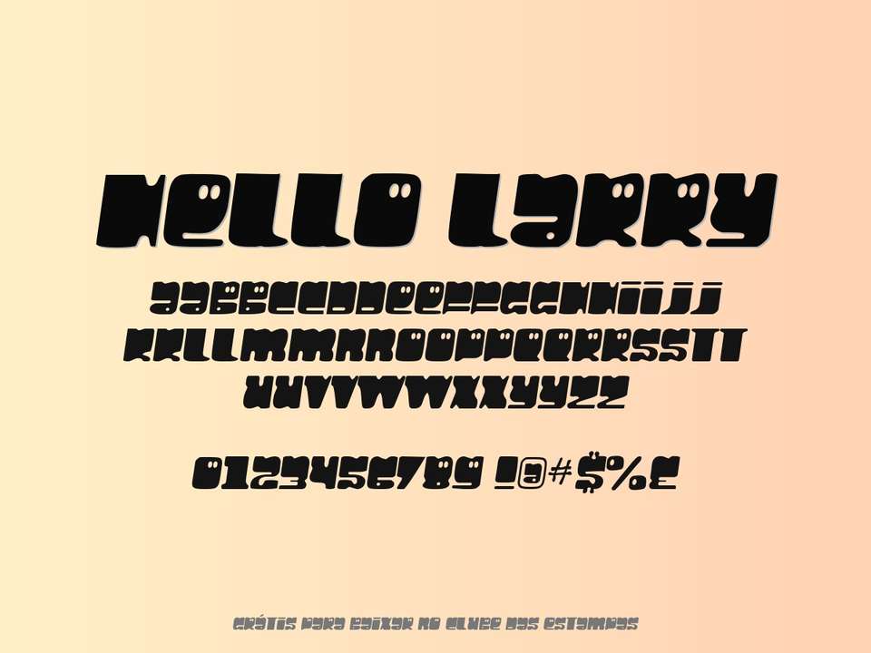 Fonte Hello Larry Grátis Para Baixar