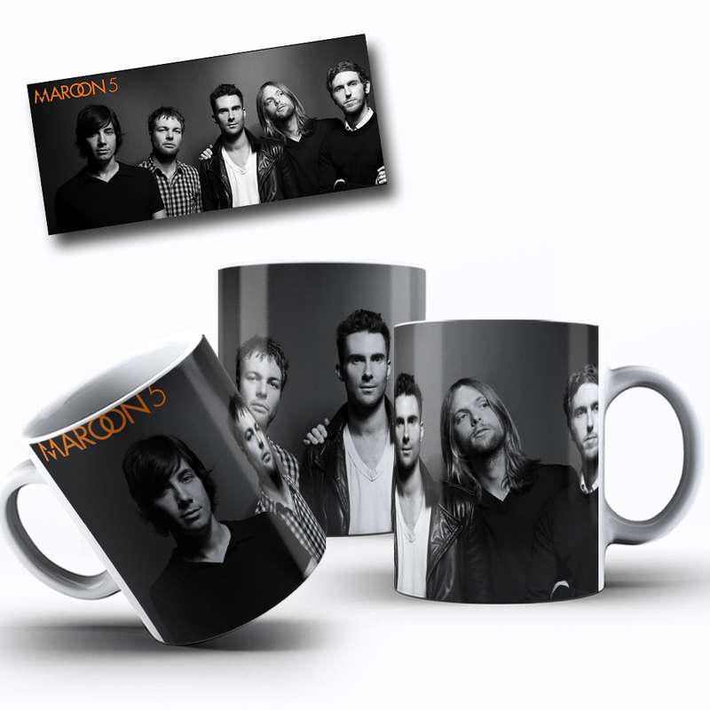 Arte Para Caneca Maroon 5 Banda 6