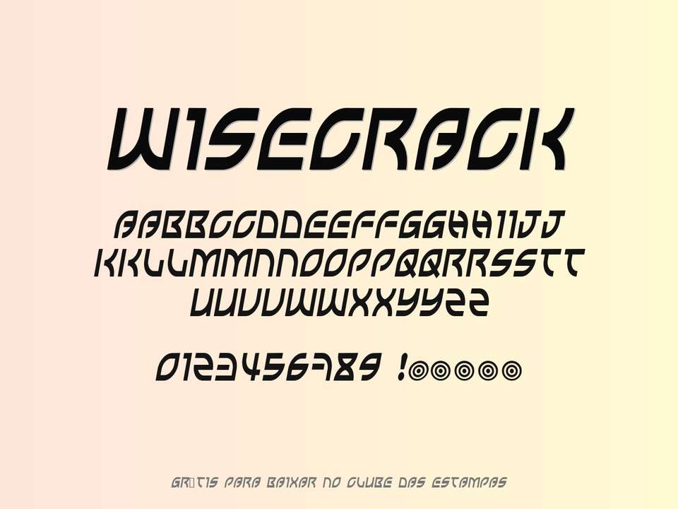 Fonte Wisecrack Grátis Para Baixar