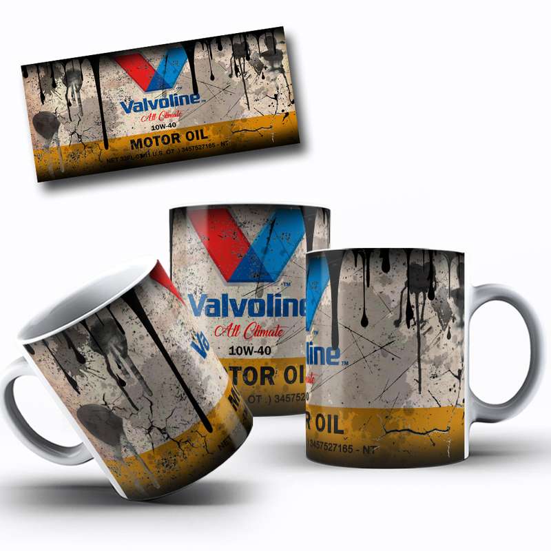 Arte Para Caneca Valvoline Motor Oil 9