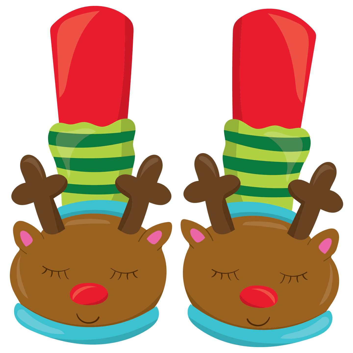 Renas De Natal Cartoon Natal Png Grátis Para Baixar