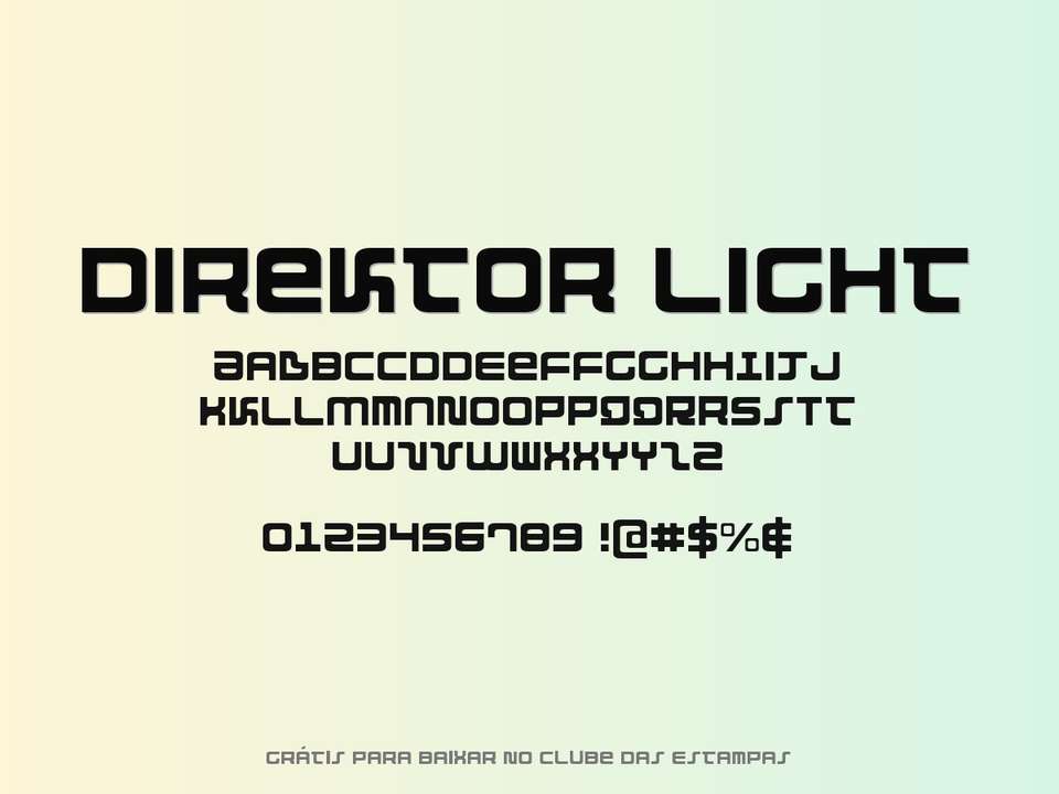 Fonte Direktor Light Grátis Para Baixar