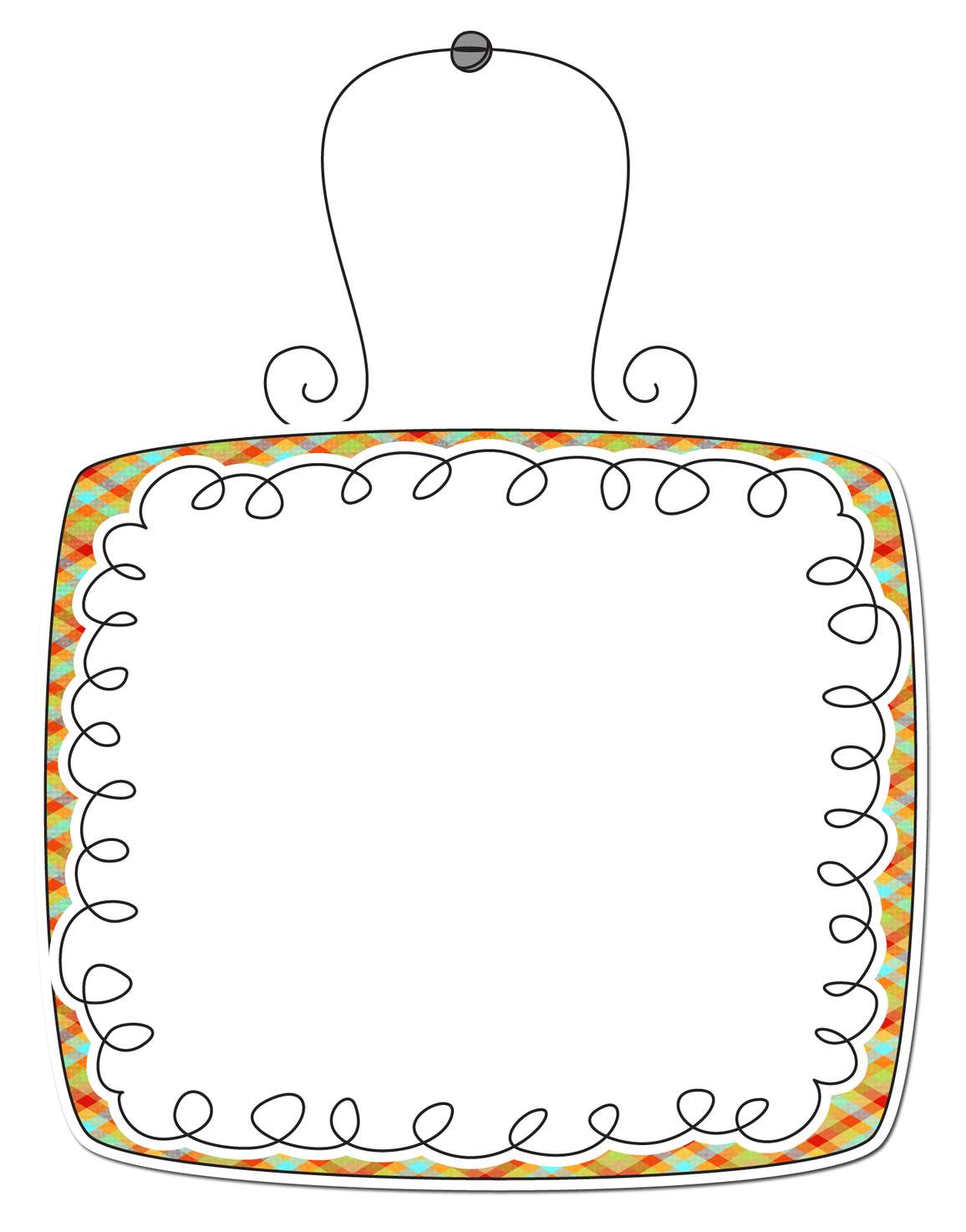 Moldura Decorativa Para Placa Design Png Grátis Para Baixar