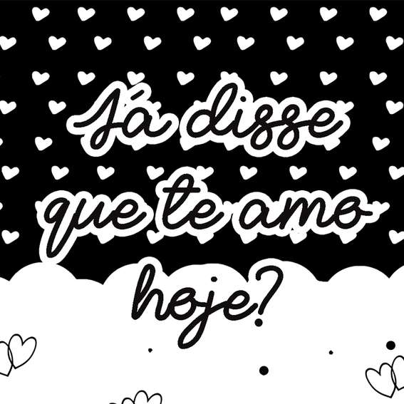 Frase 'já Disse Que Te Amo Hoje' Ilustração Romântica Romance Png Arte Para Caneca Grátis Pra Baixar
