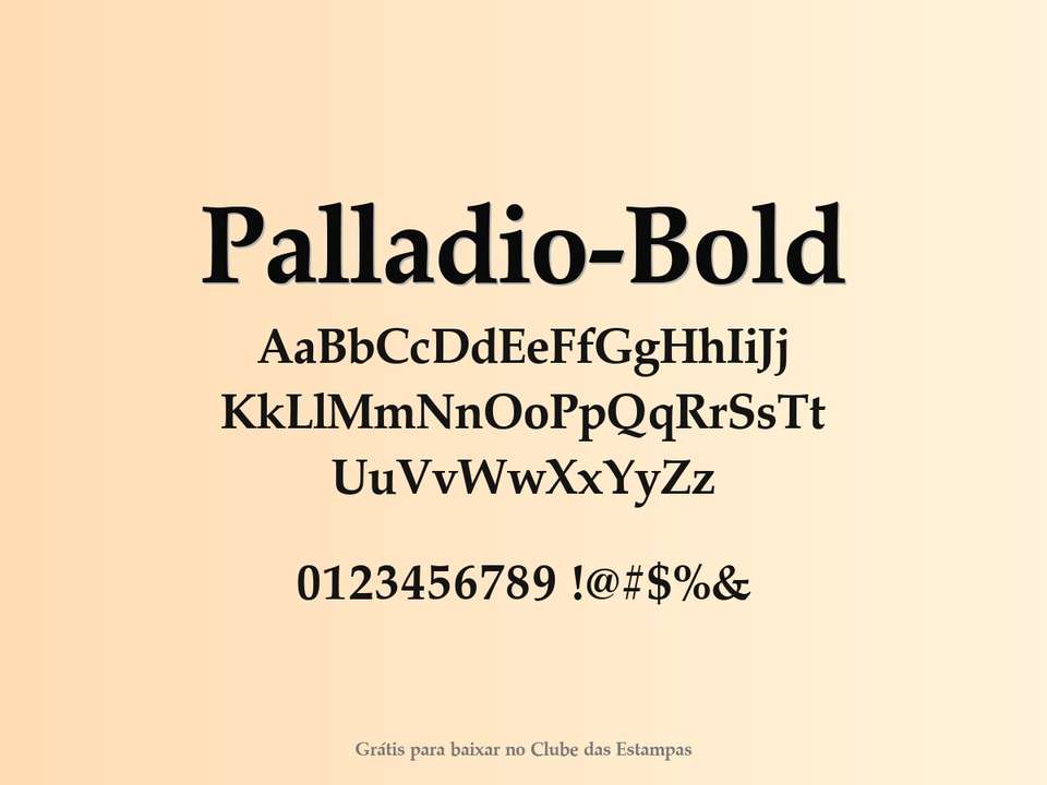 Fonte Palladio Bold Grátis Para Baixar