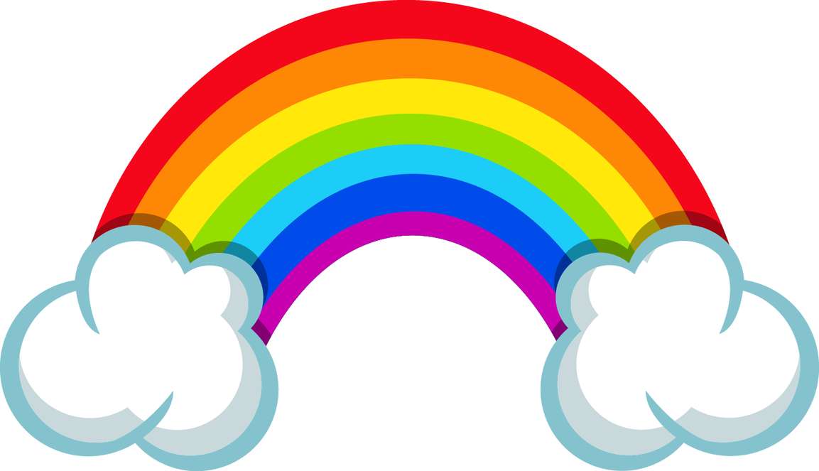 Arco Íris Sobre Nuvens Natureza Png Grátis Para Baixar
