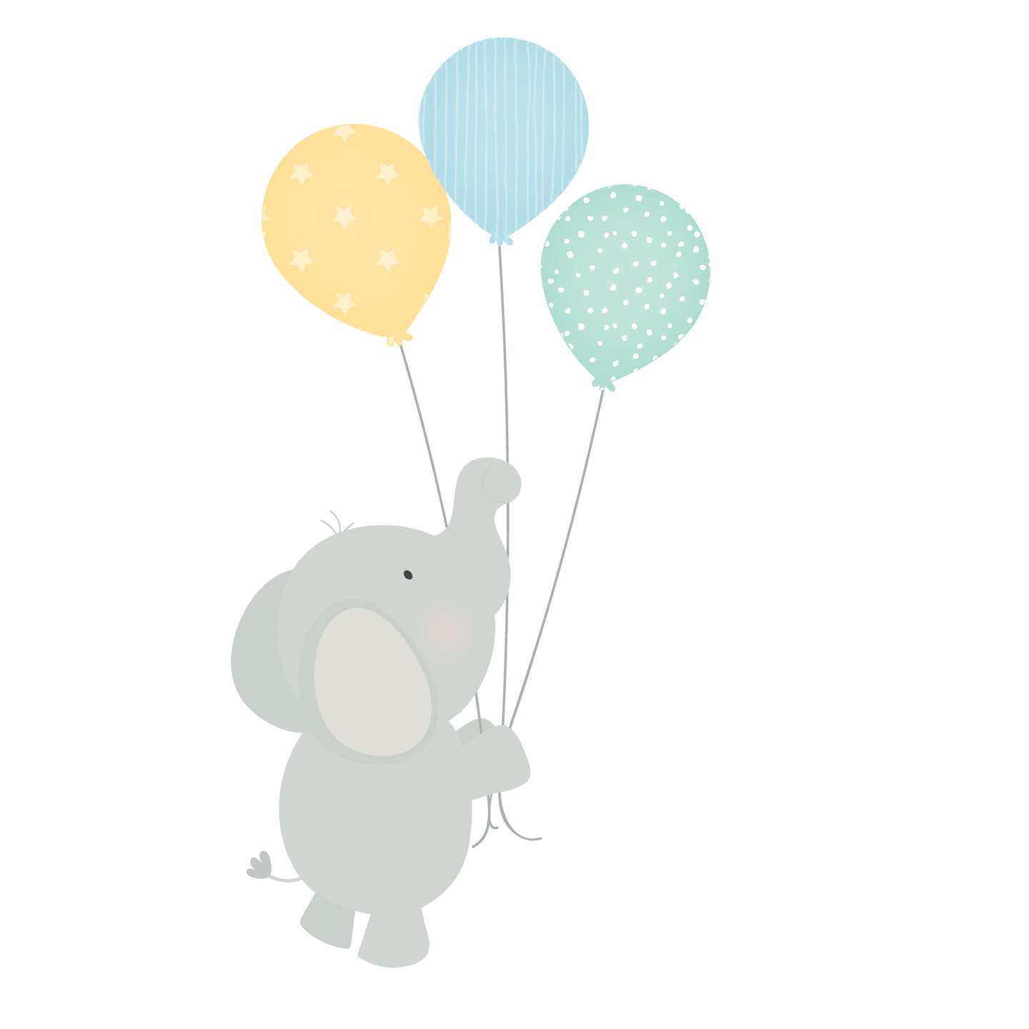 Elemento Elefante Cute Elefantinho Fofo Png (198)