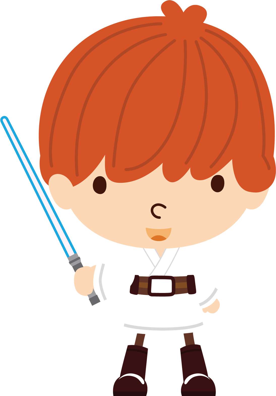 Jovem Guerreiro Lightsaber Fantasia Png Grátis Para Baixar
