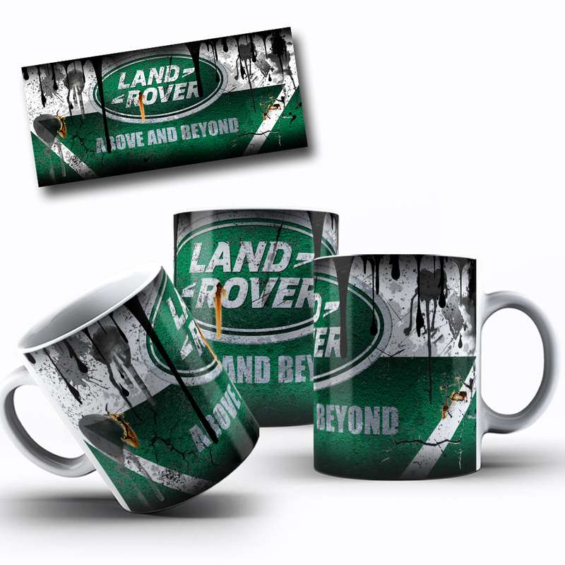 Arte Para Caneca Land Rover Logo Graffiti 50