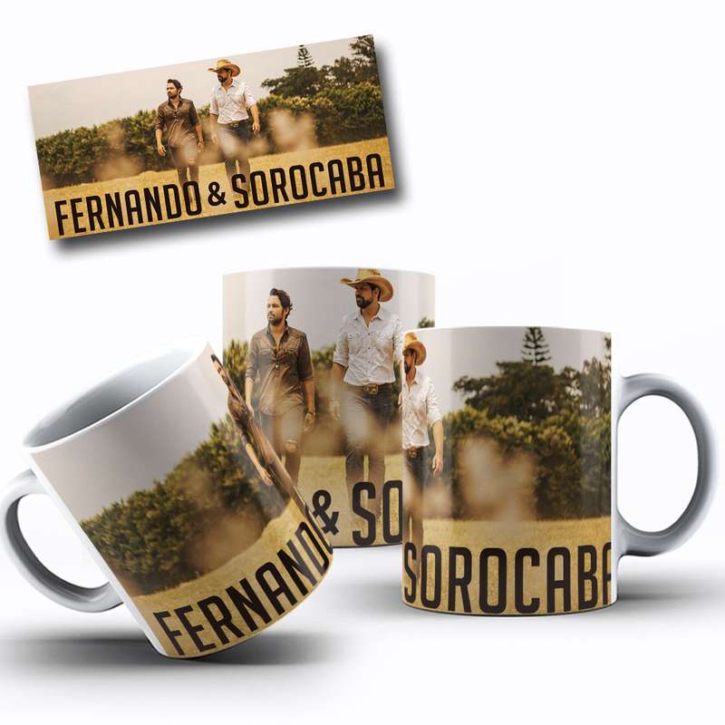 Arte Para Caneca Fernando & Sorocaba Música Country 2