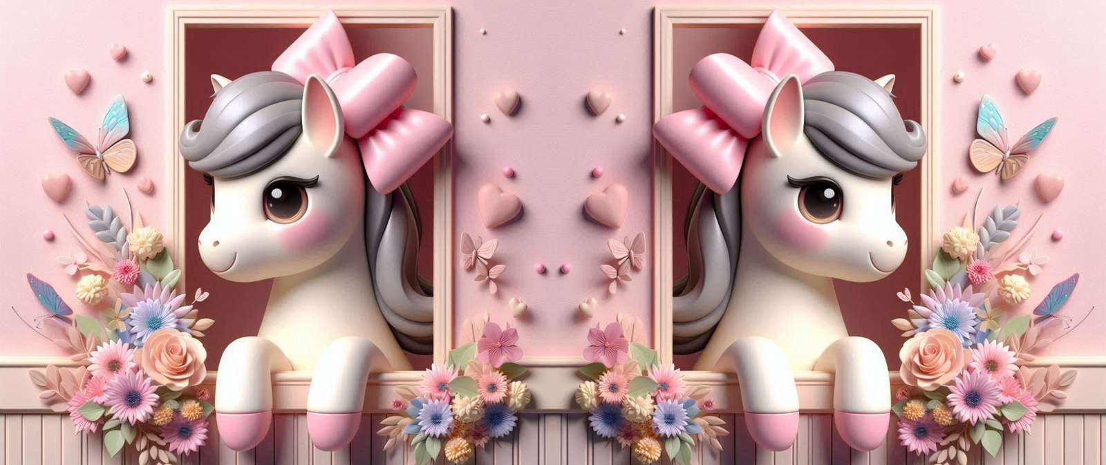 Ilustração De Unicórnios E Flores Mágicas Fantasia Png Arte Para Caneca Grátis Pra Baixar