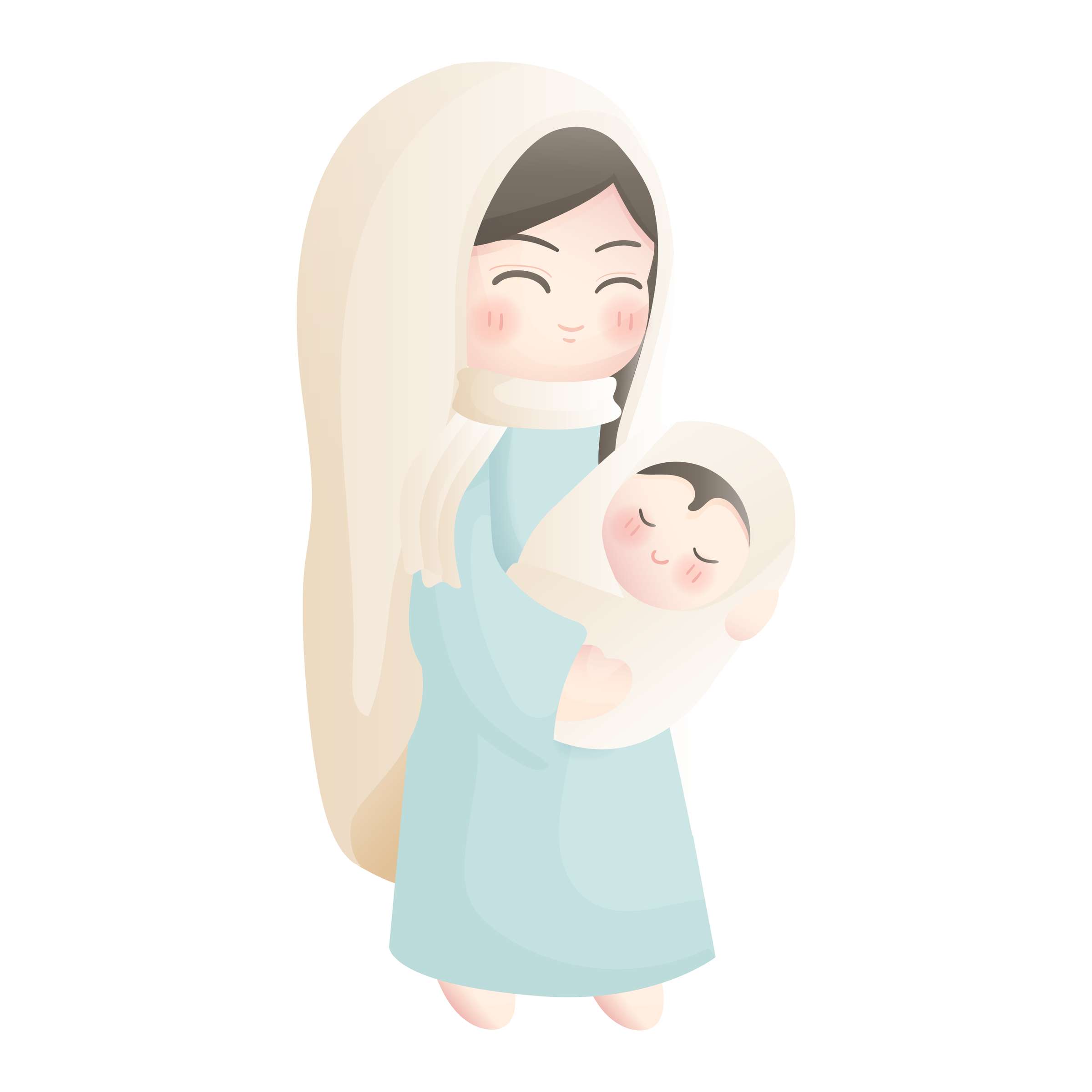 Mãe Segurando Bebê Maternidade Png Grátis Para Baixar