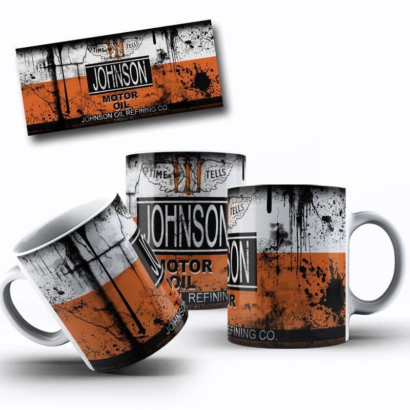 Arte Para Caneca Johnson Motor Oil 56