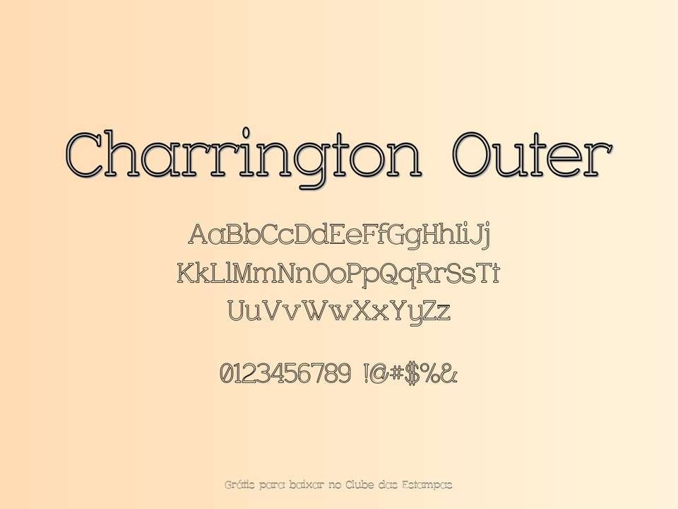 Fonte Charrington Outer Grátis Para Baixar