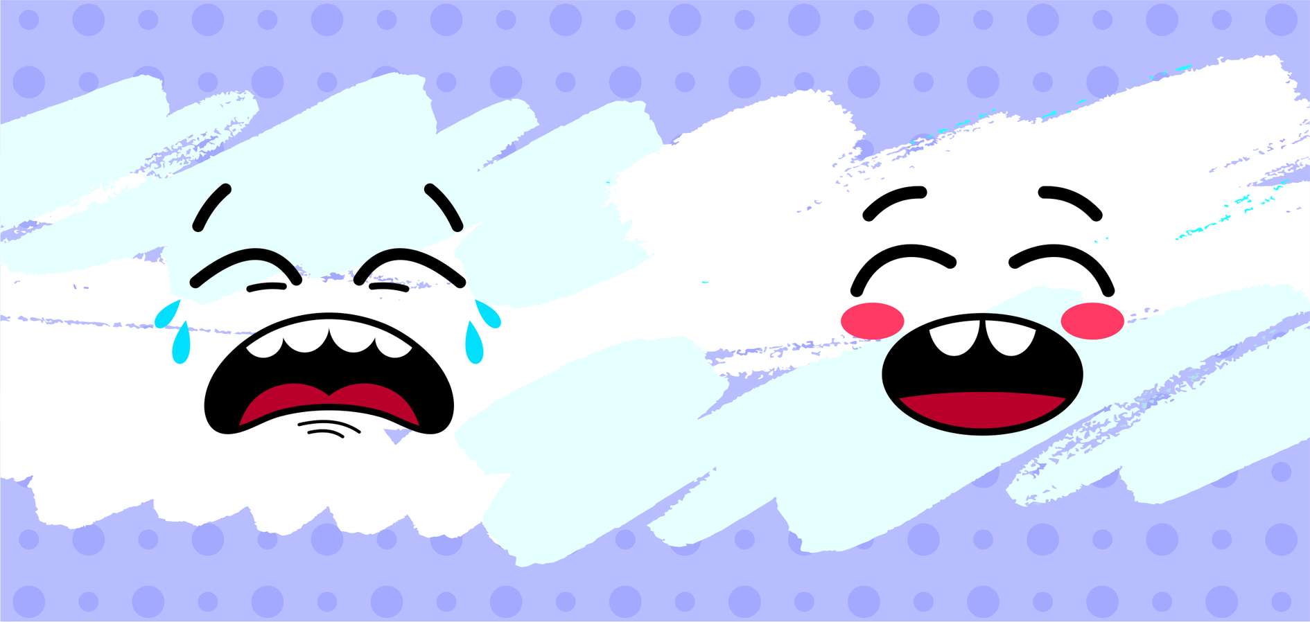 Ilustração De Emoções Exageradas Em Nuvens Emojis Png Arte Para Caneca Grátis Pra Baixar
