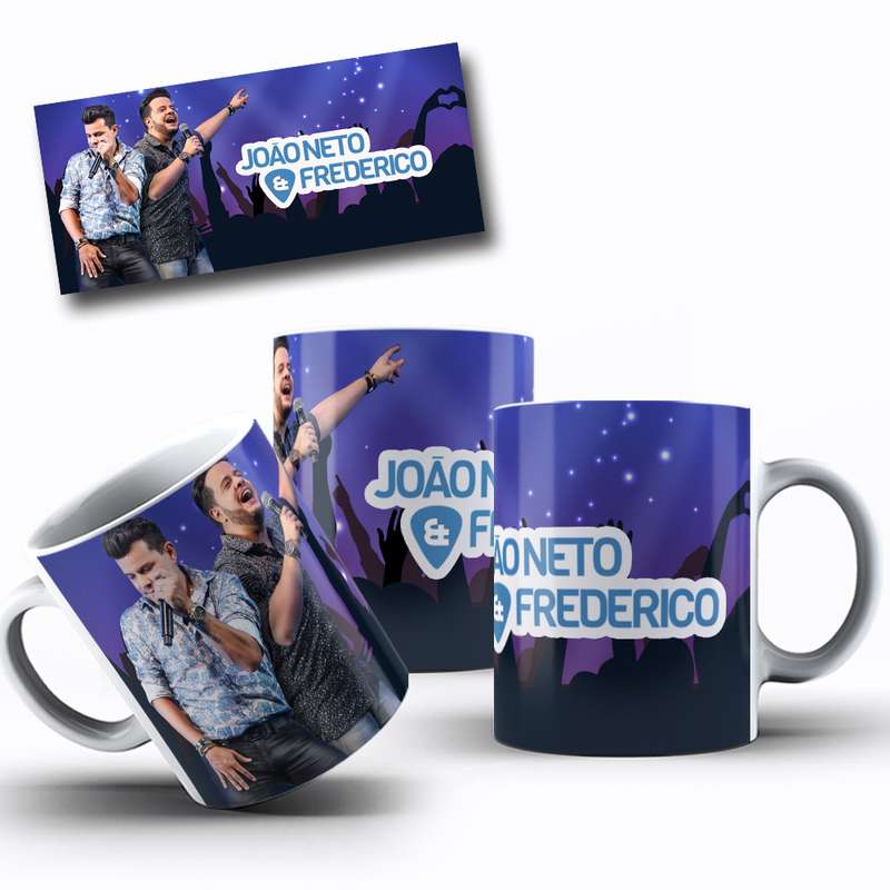 Arte Para Caneca João Neto & Frederico Música 3