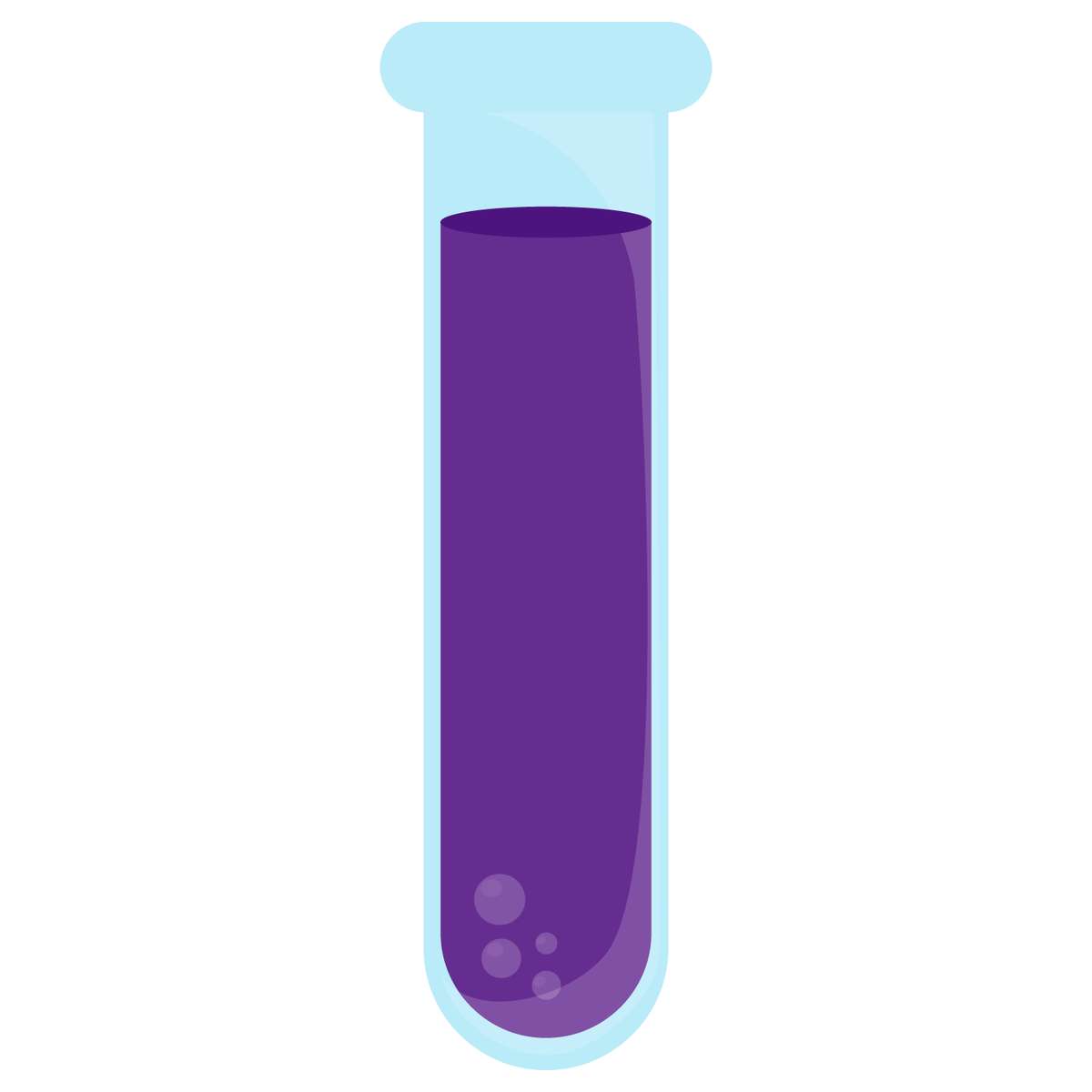 Tubo De Ensaio Com Solução Púrpura Química Png Grátis Para Baixar