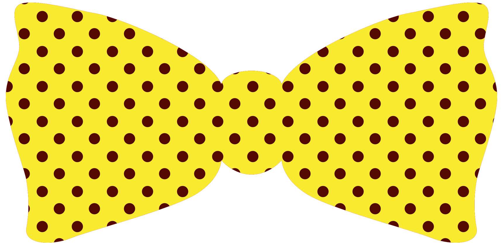 Gravata Borboleta Poá Amarelo Acessórios Png Grátis Para Baixar