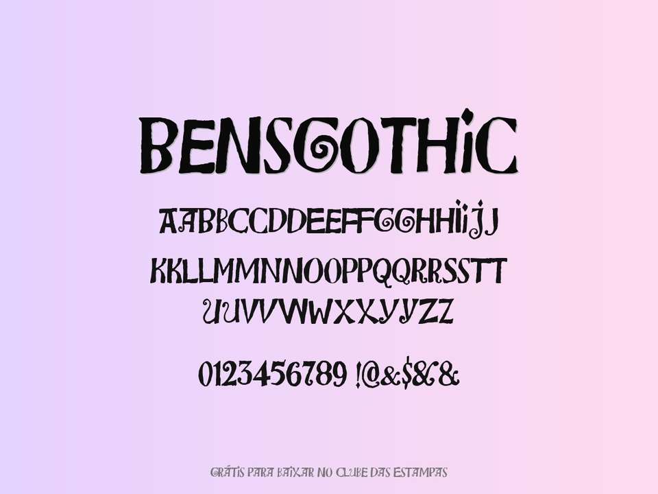 Fonte Bensgothic Grátis Para Baixar