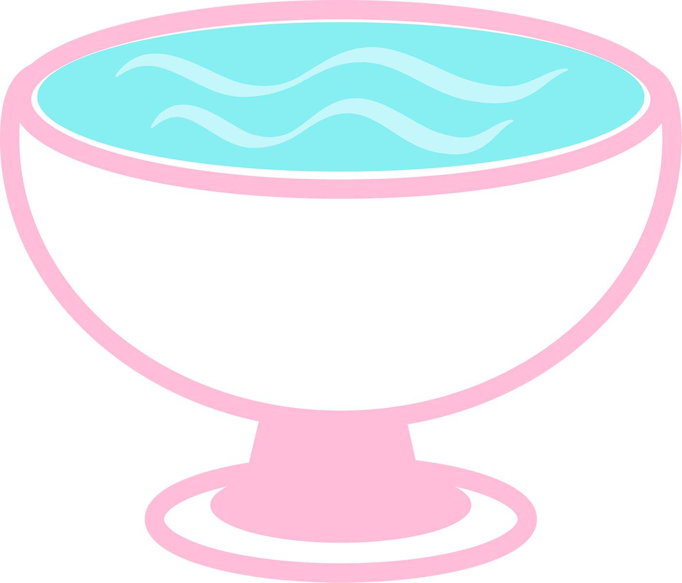 Bacia Decorativa Com Água Spa Png Grátis Para Baixar