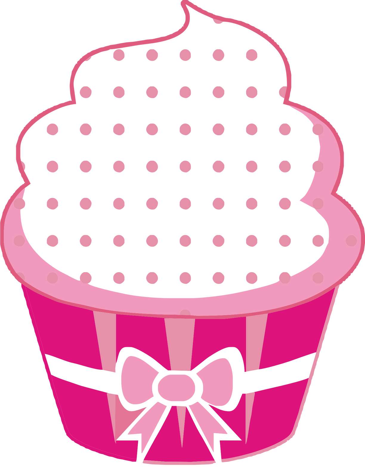 Cupcake De Festa Rosa Confeitaria Png Grátis Para Baixar