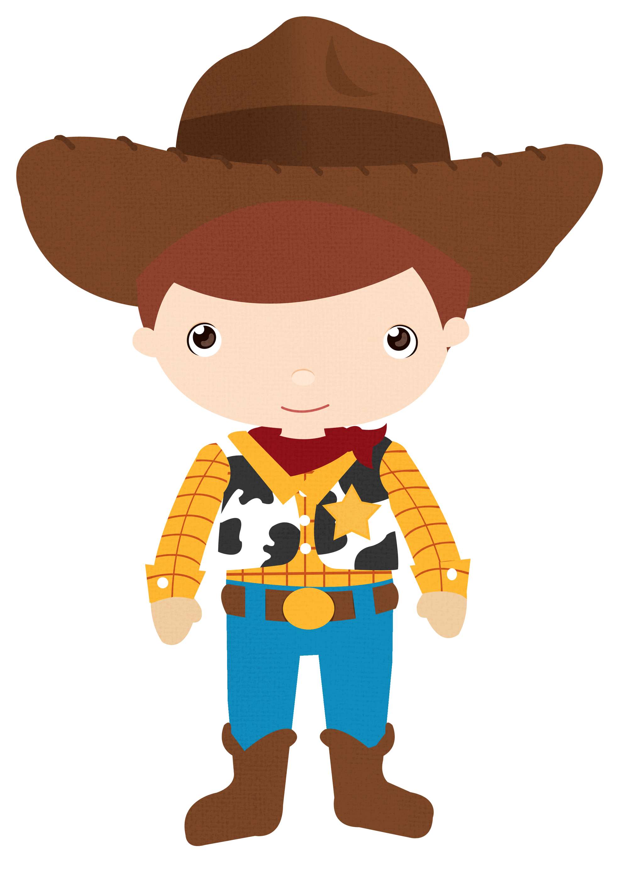 Desenho De Menino Cowboy Western Png Grátis Para Baixar