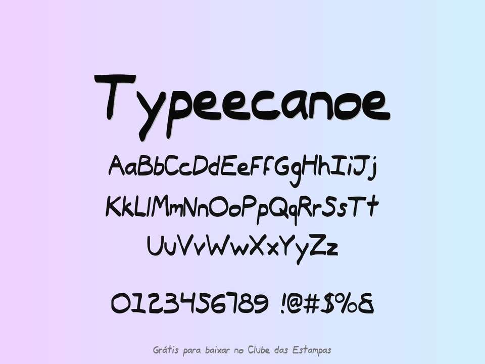 Fonte Typeecanoe Grátis Para Baixar