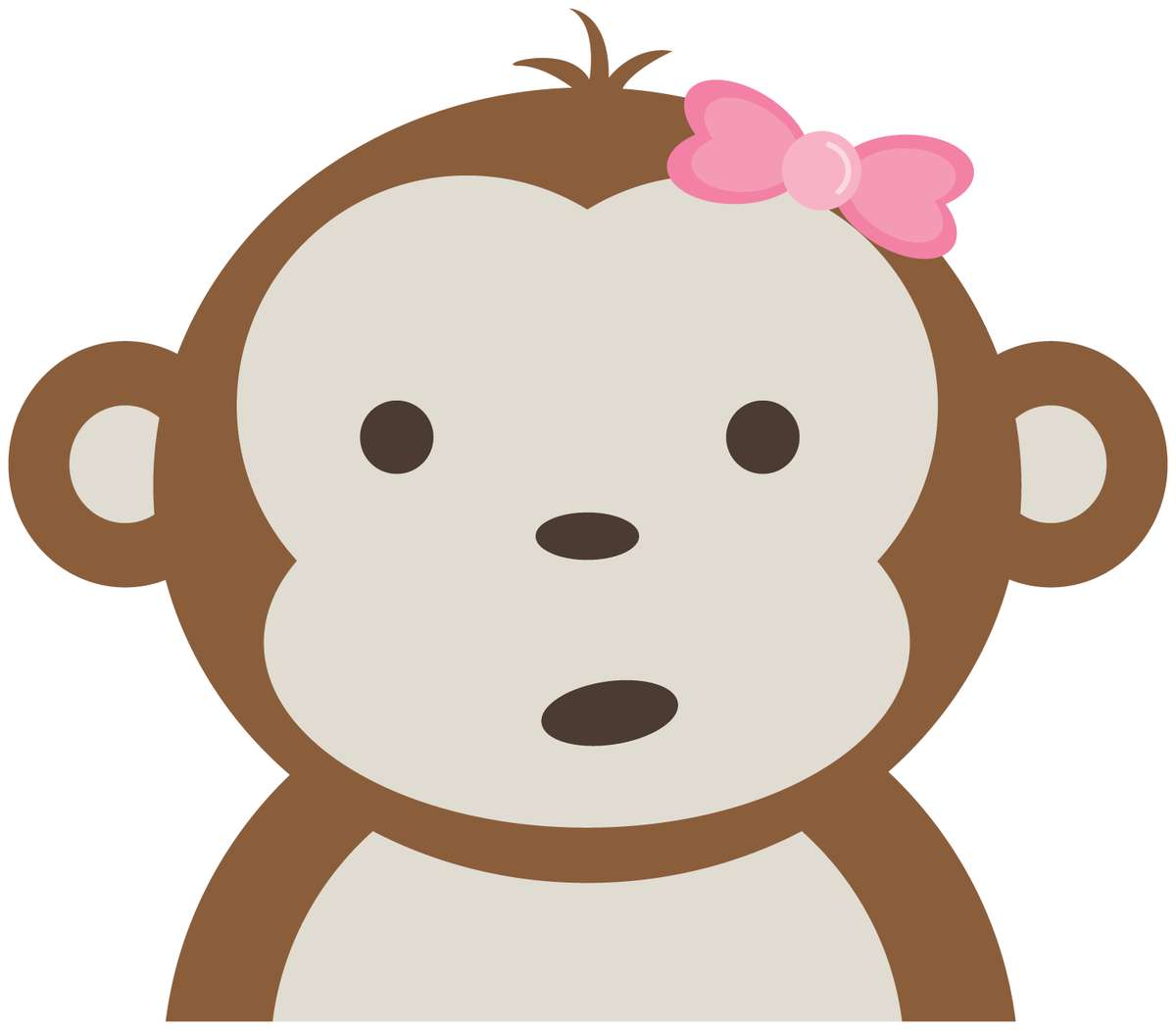 Elemento Macaco Cufe Fofo Fofa Png (39)