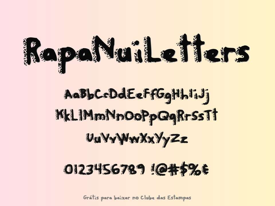 Fonte Rapanuiletters Grátis Para Baixar