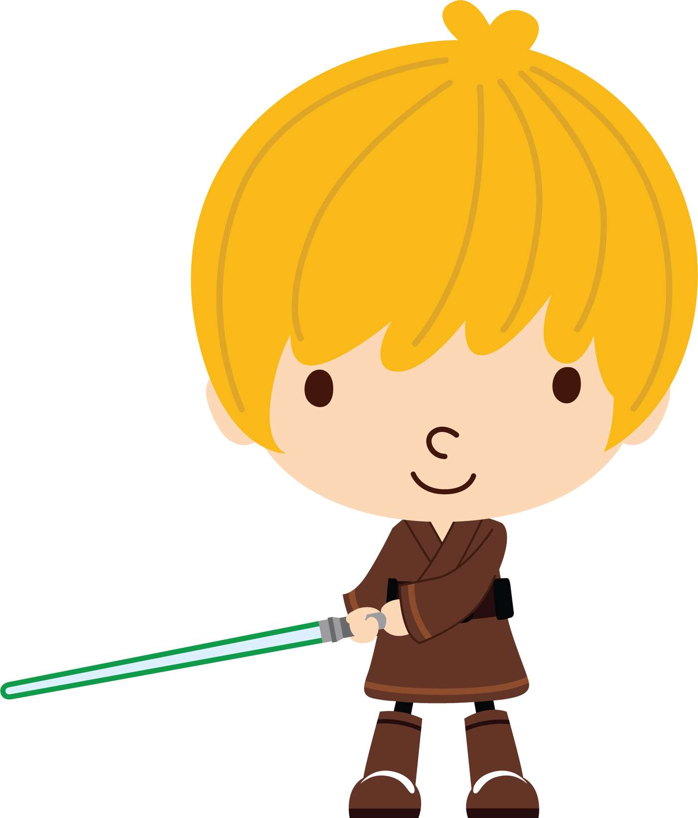 Personagem Jedi Sabre Verde Ficção Científica Png Grátis Para Baixar