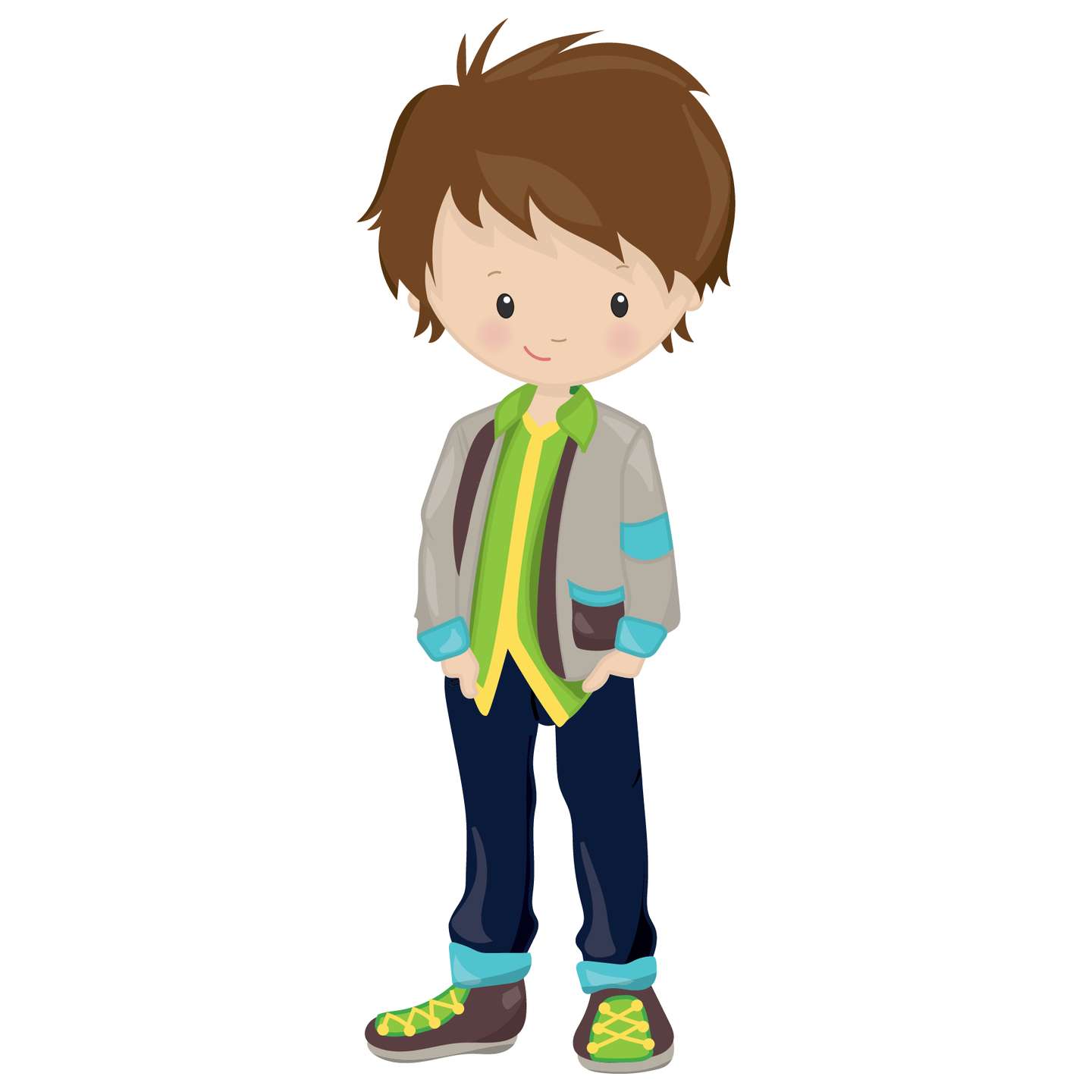 Menino De Desenho Animado Personagens Png Grátis Para Baixar