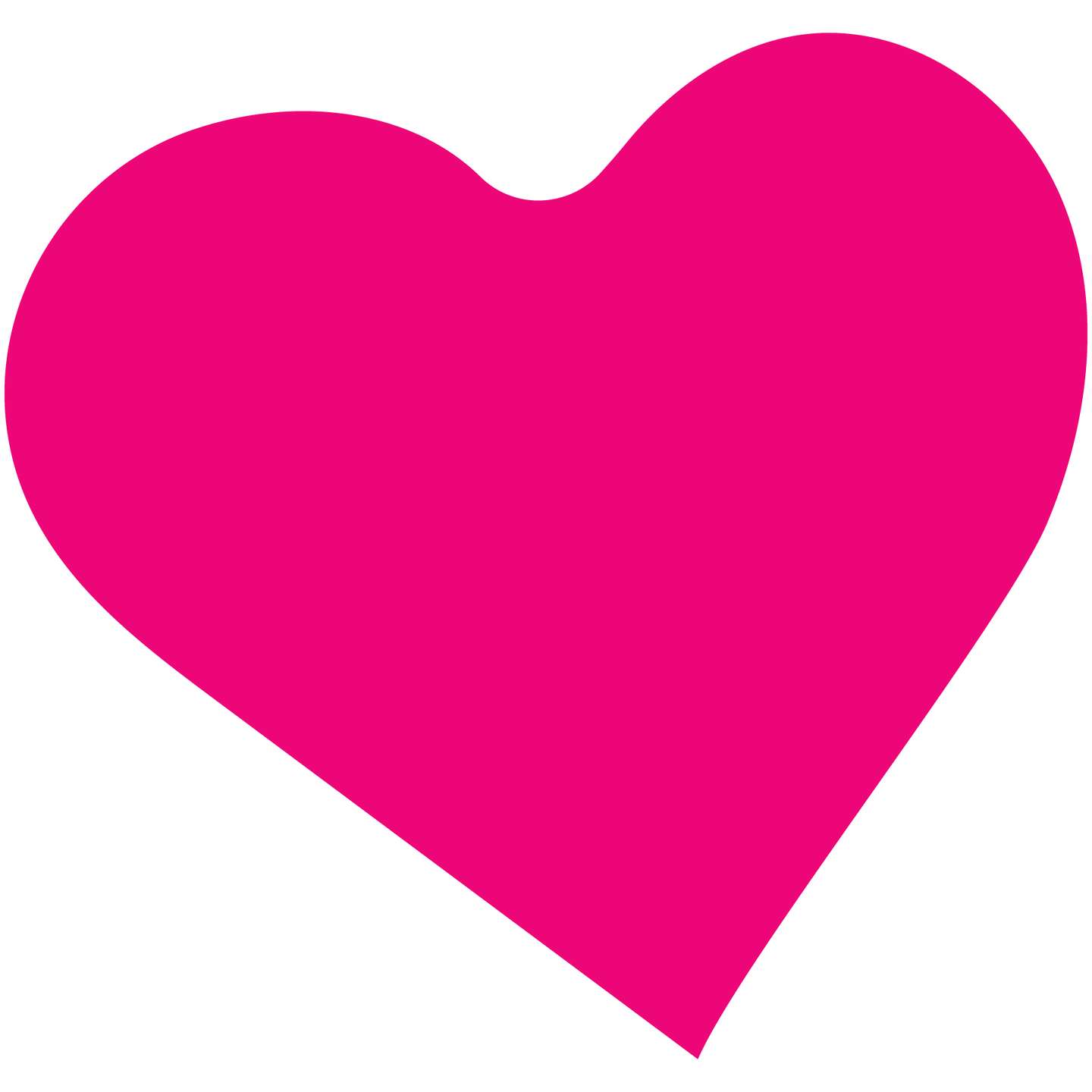 Coração Rosa Vibrante Símbolos Png Grátis Para Baixar