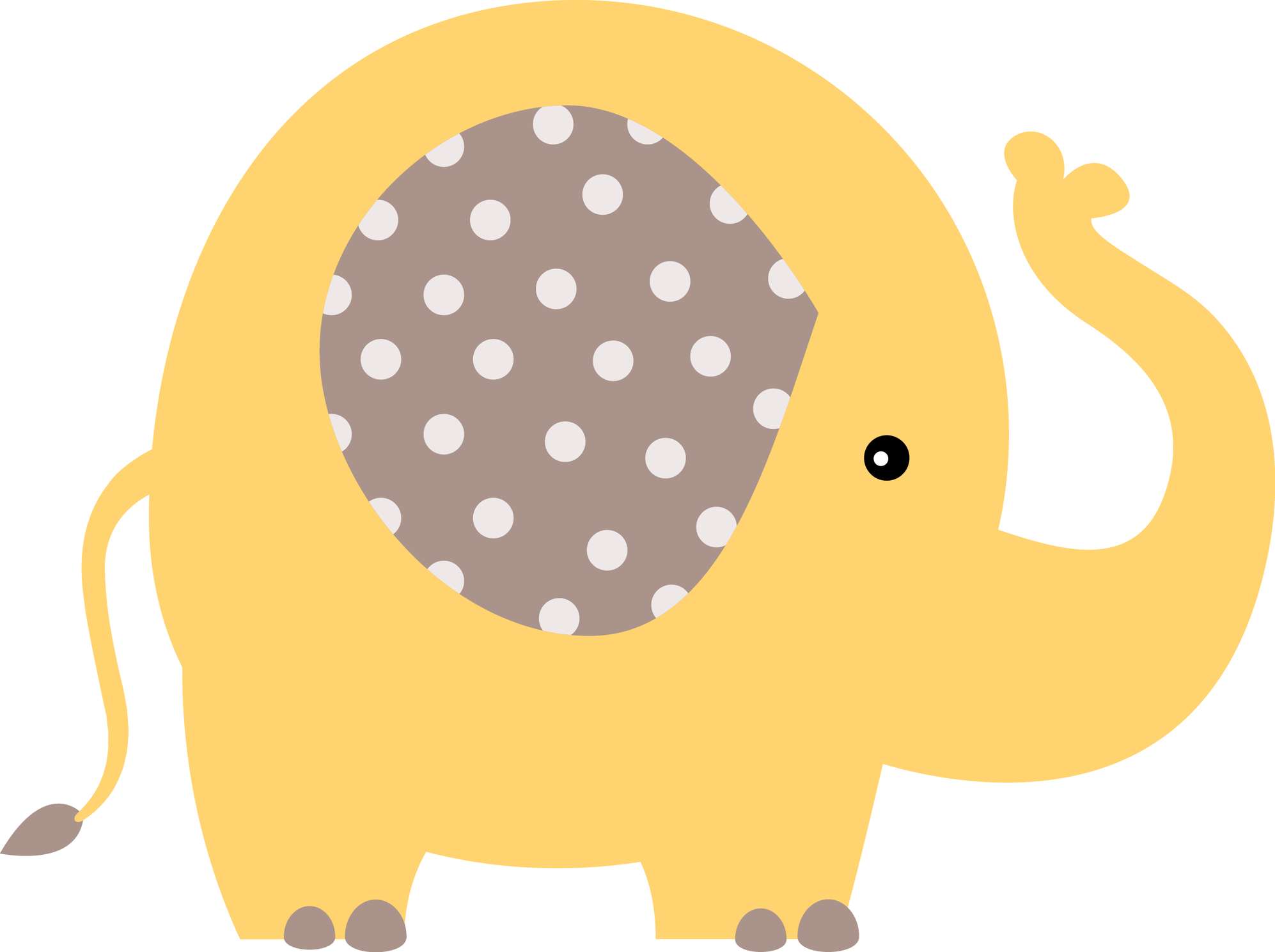 Elemento Elefante Cute Elefantinho Fofo Png (146)