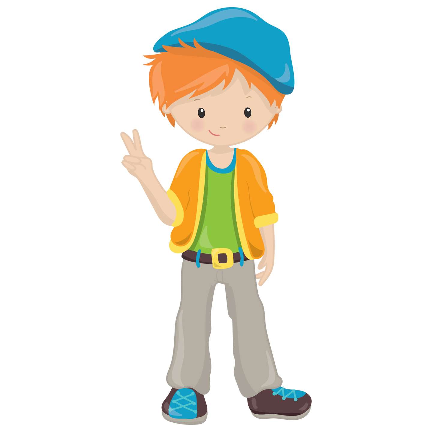 Menino Desenho Animado Verão Personagens Png Grátis Para Baixar