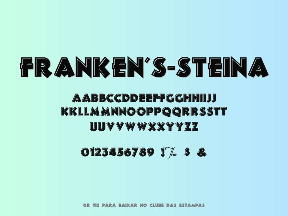 Fonte Franken's Steina Grátis Para Baixar