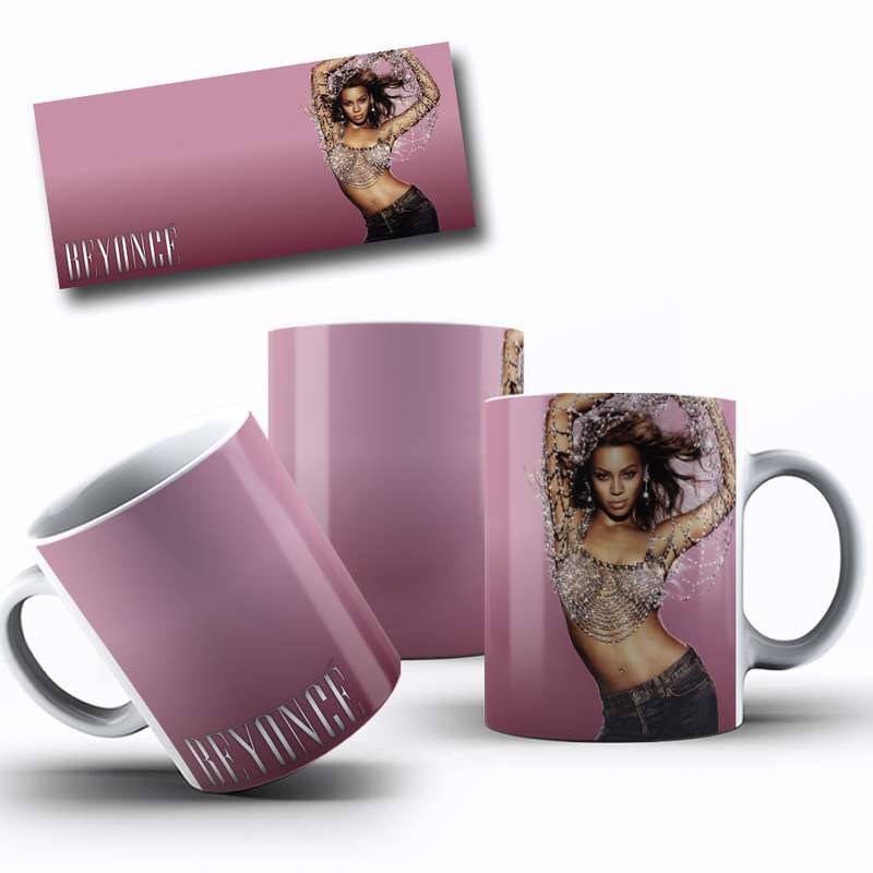 Arte Para Caneca Beyoncé Cantora Pop 5