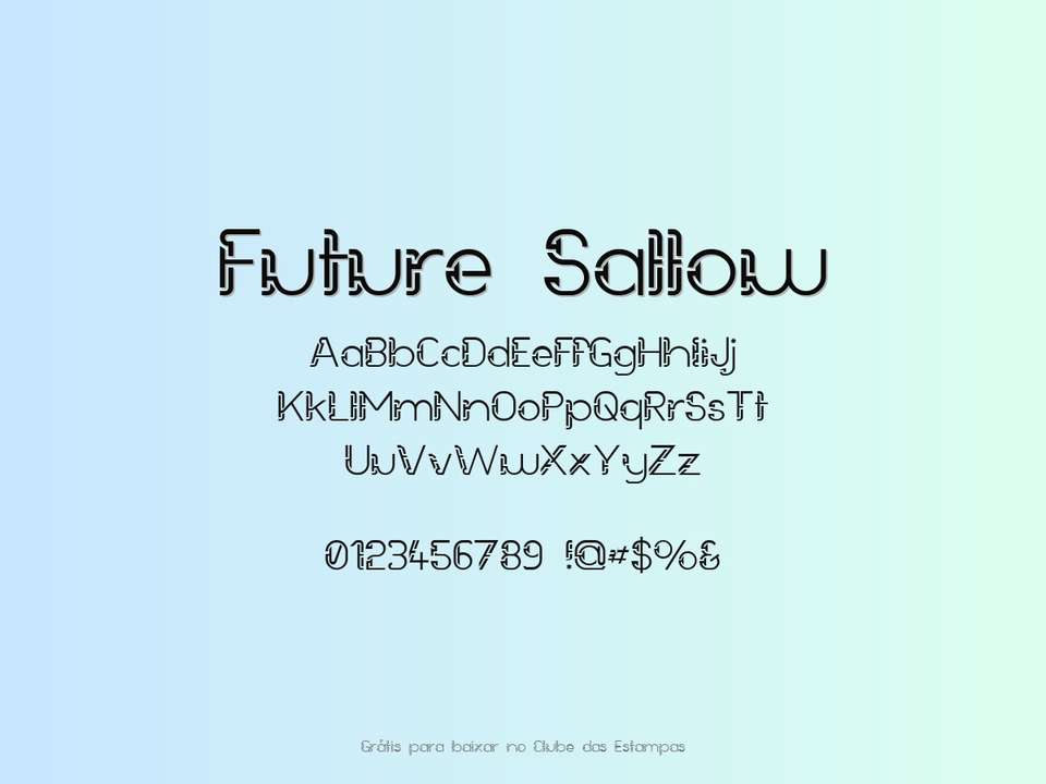 Fonte Future Sallow Grátis Para Baixar
