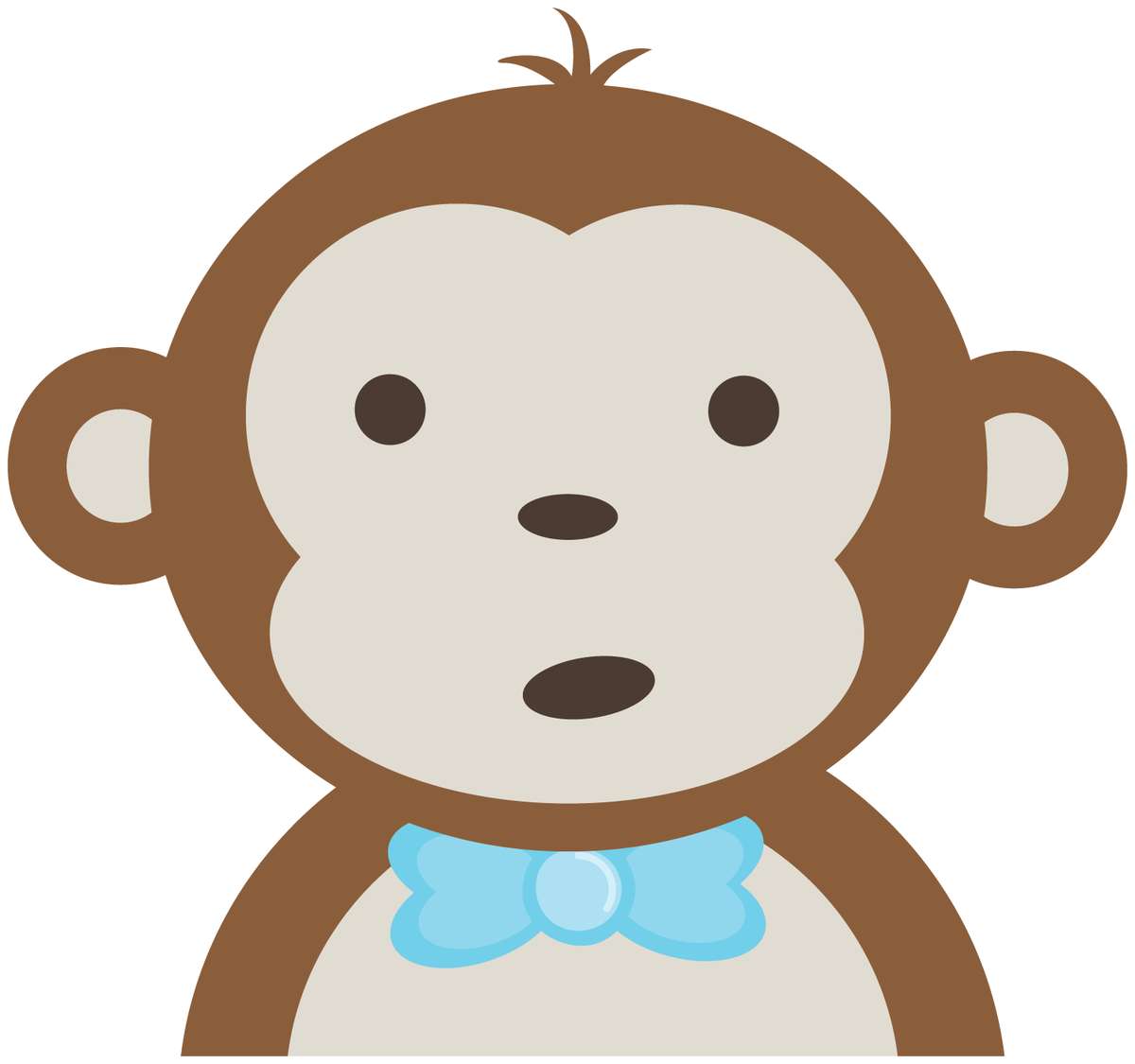 Elemento Macaco Cufe Fofo Fofa Png (37)