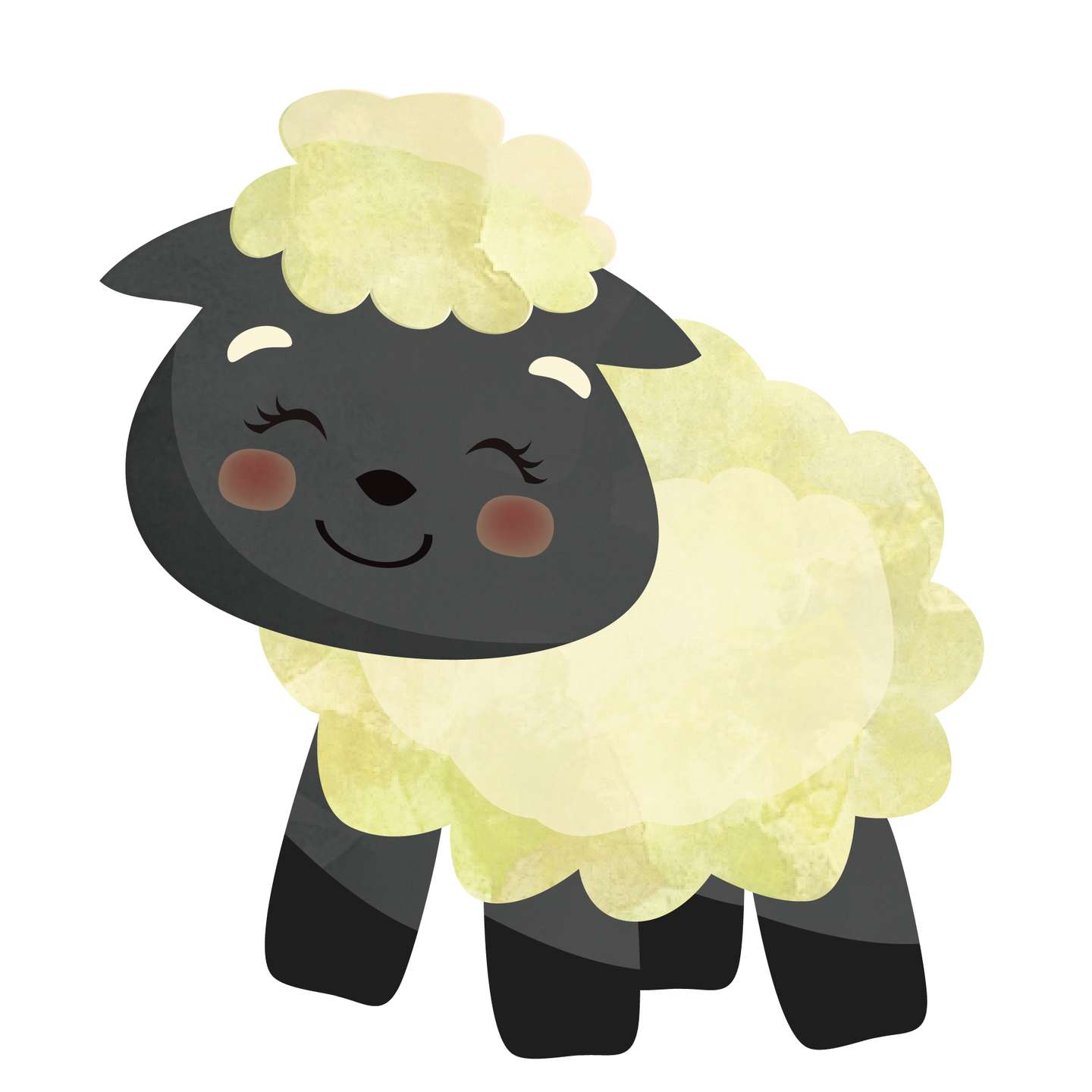 Cordeiro Desenhado Fofo Animais Png Grátis Para Baixar