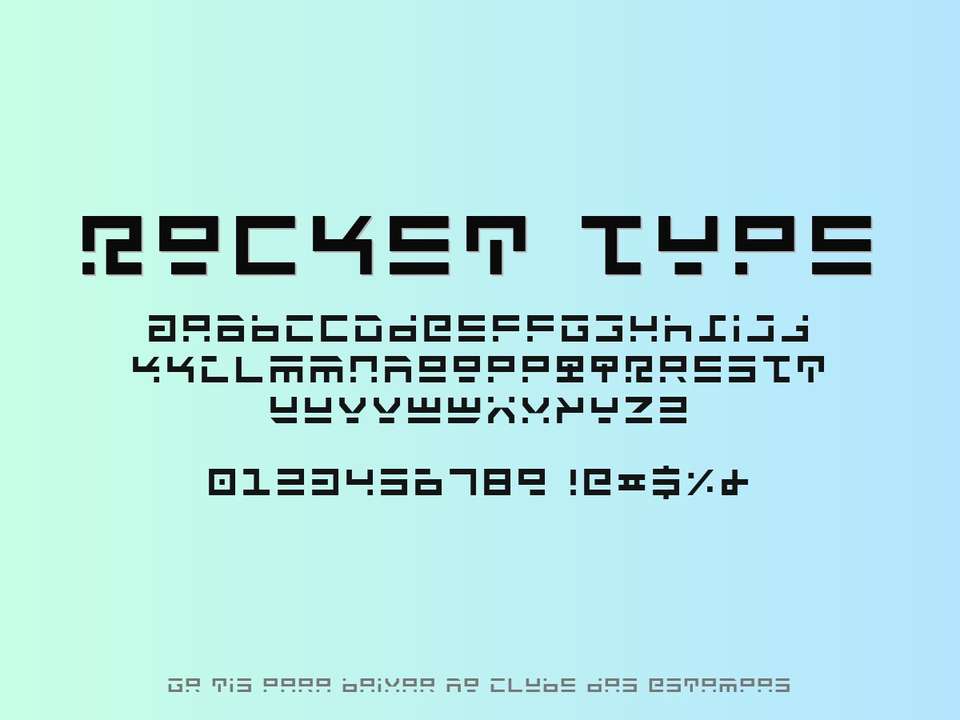 Fonte Rocket Type Grátis Para Baixar