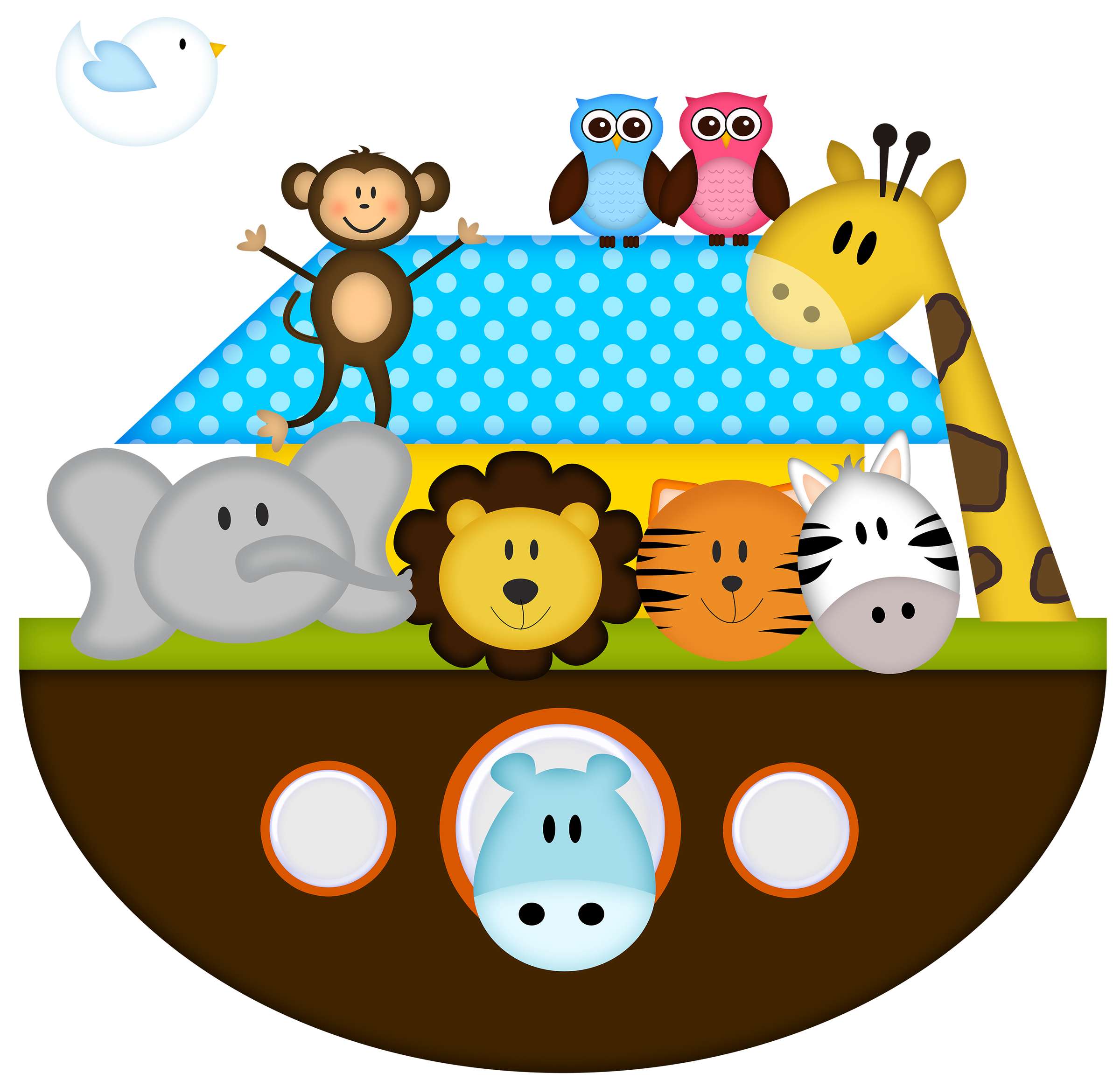Diversos Amigos Animais Coloridos Animais Png Grátis Para Baixar