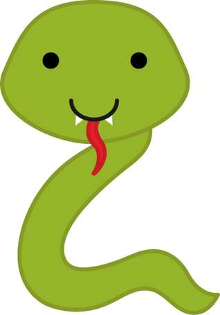 Cobra Verde Sorridente Animais Png Grátis Para Baixar
