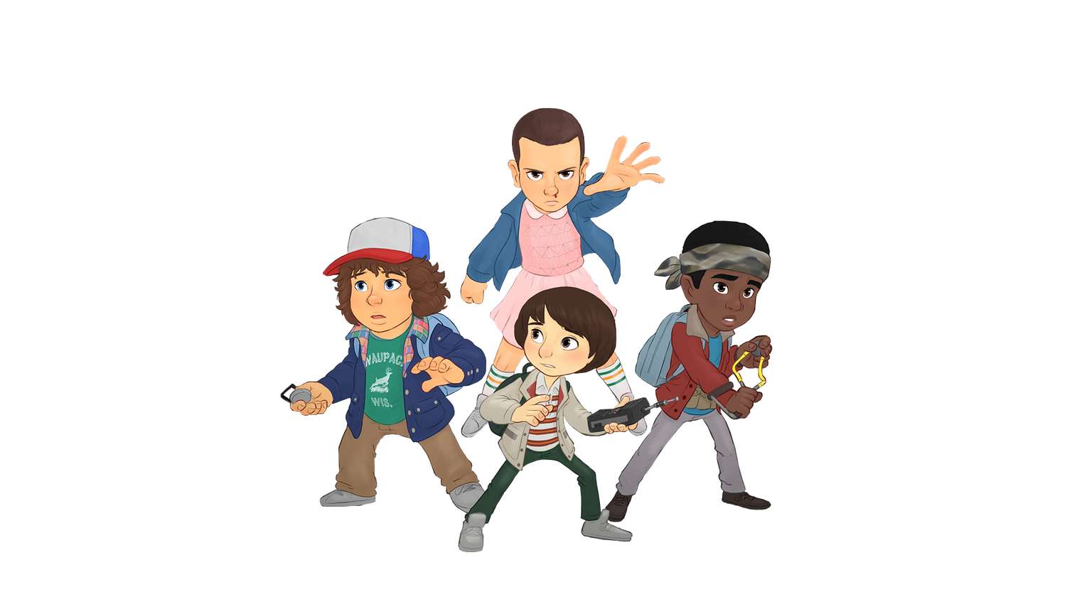 Grupo De Amigos Animados Personagens Png Grátis Para Baixar