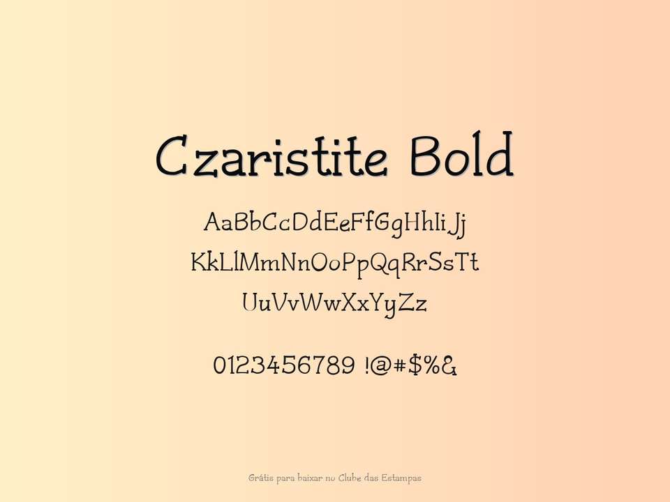 Fonte Czaristite Bold Grátis Para Baixar
