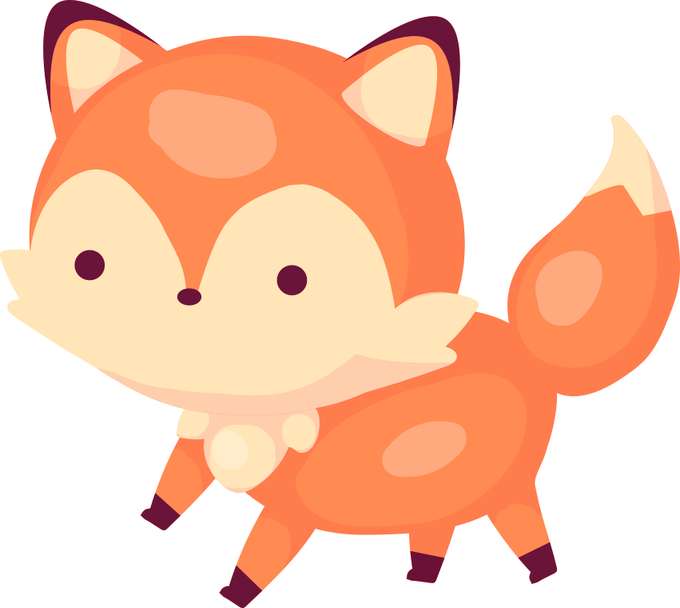 Raposa Raposinha Cute Fofo Png (4)