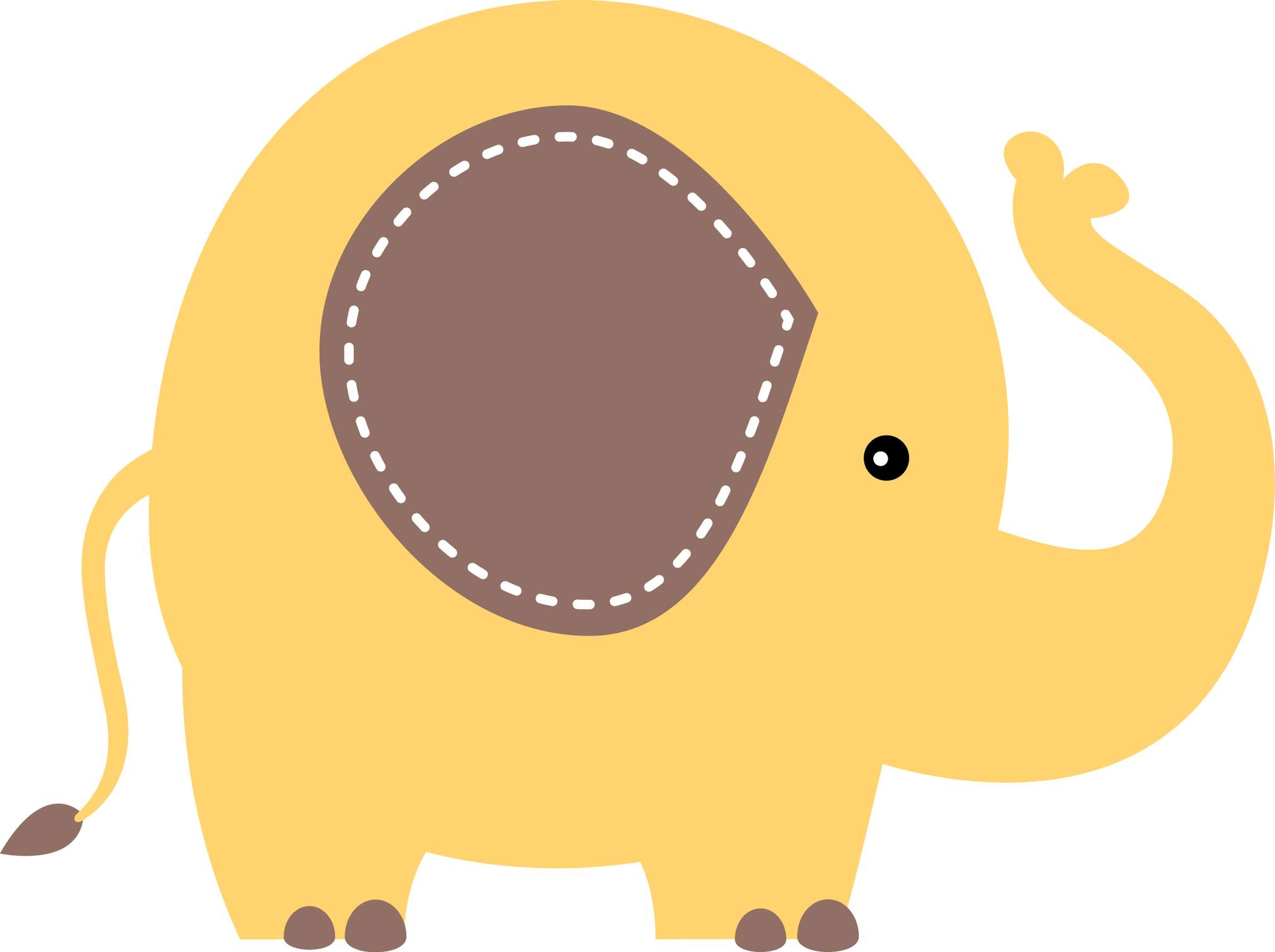 Elemento Elefante Cute Elefantinho Fofo Png (109)