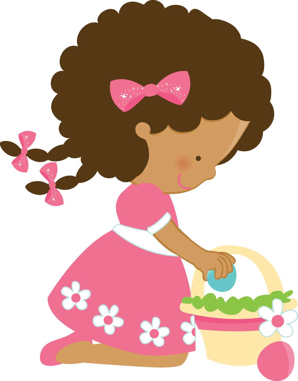 Meninas Páscoa Alegres Páscoa Png Grátis Para Baixar