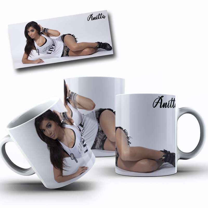 Arte Para Caneca Anitta Cantora Pop 3