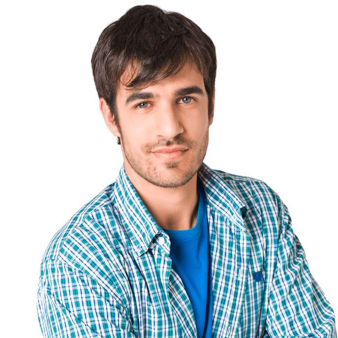 Jovem Homem Com Camisa Xadrez Pessoas Png Grátis Para Baixar