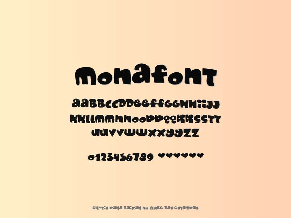 Fonte Monafont Grátis Para Baixar
